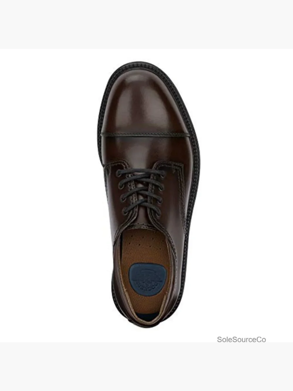 Genuine Leather Cap Toe Oxford Dress Shoes - Lace Up Comfort